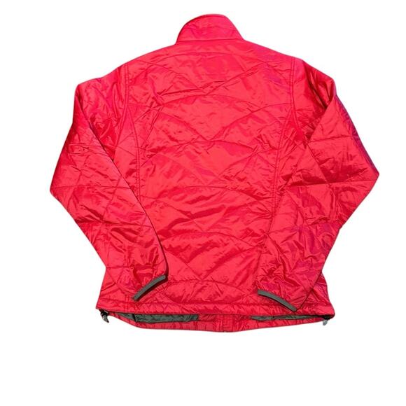 LL Bean Vibrant Red Quilted Full Zip Jacket Womens Medium - Picture 2 of 6